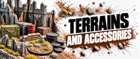 Creating terrain and decorating miniature bases